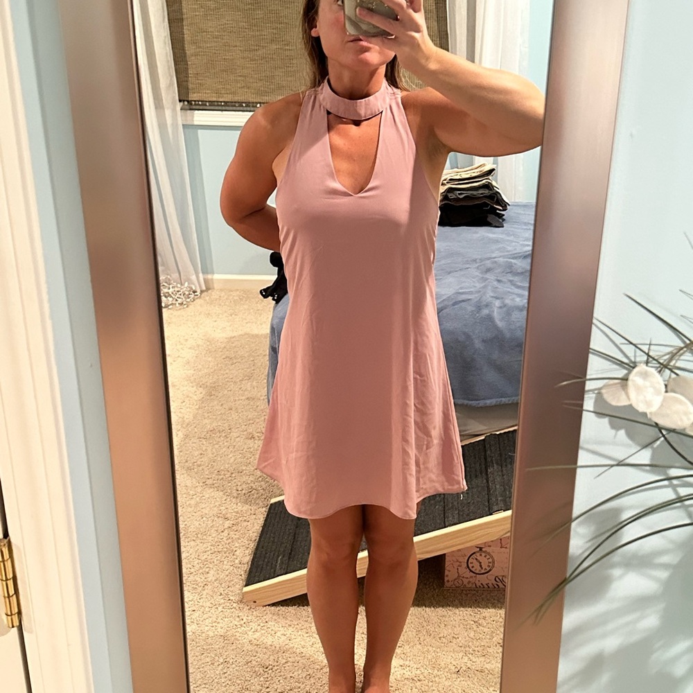 New Lulu's Pink Shift Dress